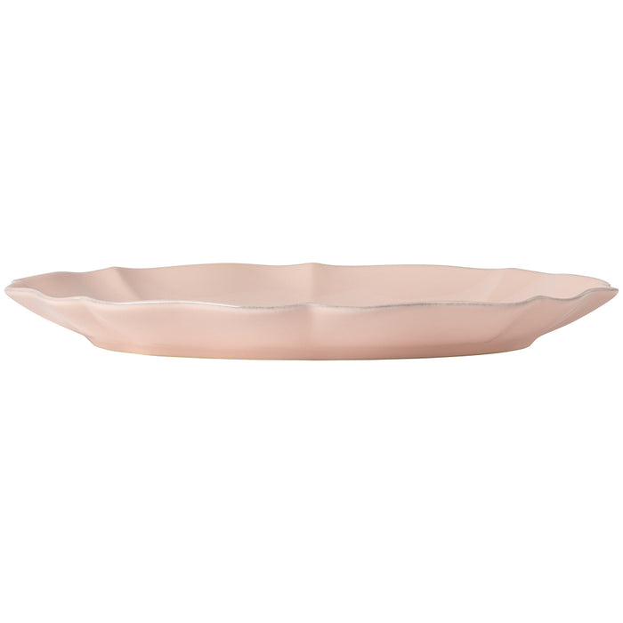 Costa Nova 15.75" x 11.37" Rosa Pink Oval Stoneware Platter - DAA401-ROS