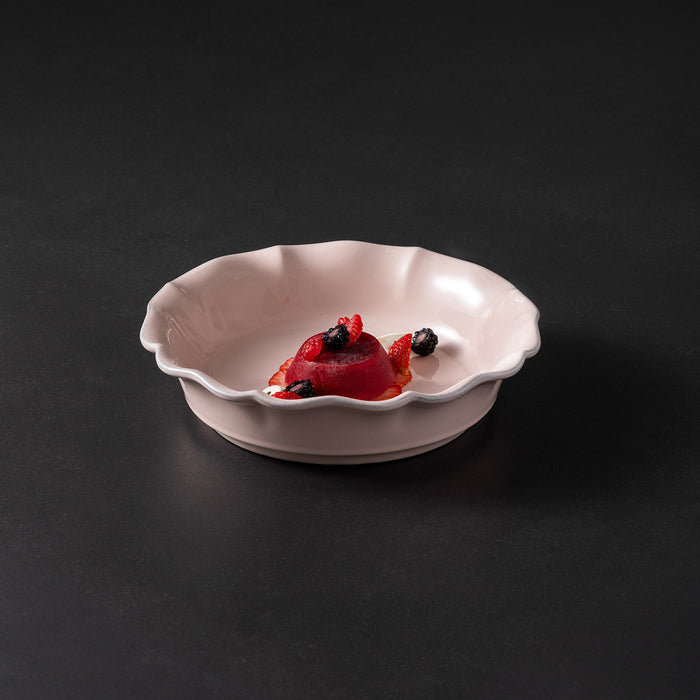 Costa Nova 9" Rosa Pink Round Stoneware Pasta Bowl - 6/Case - DAP231-ROS