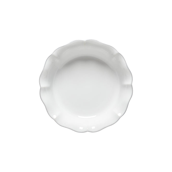 Costa Nova 9" Rosa White Round Stoneware Pasta Bowl - 6/Case - DAP231-WHI
