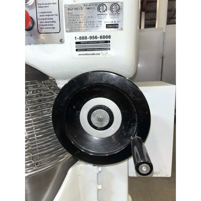 (DEMO) Eurodib M40A 220 ETL 40 Qt. Planetary Mixer