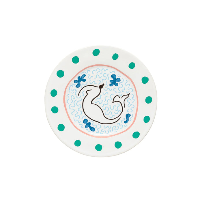 Costa Nova 8.75" Summer Bliss Mermaid Round Stoneware Salad/Dessert Plate - DEP221-MRM