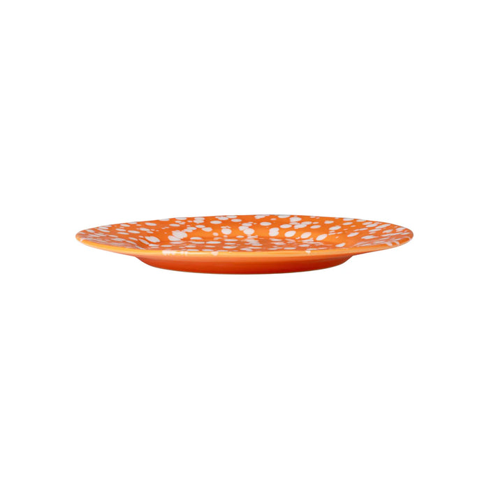 Costa Nova 8.75" Rafaela Tangerine Round Stoneware Salad/Dessert Plate - DEP221-TAN