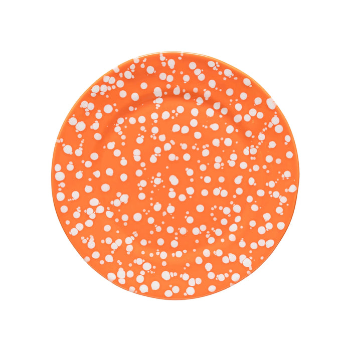 Costa Nova 10.75" Rafaela Tangerine Round Stoneware Dinner Plate - DEP271-TAN
