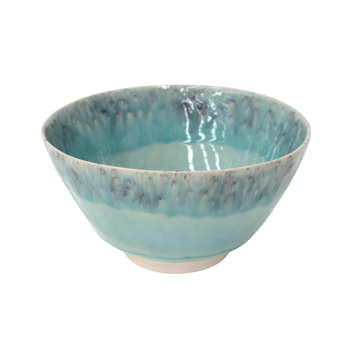 Costa Nova 9.5" Madeira Blue Round Stoneware Serving Bowl - DES241-BLU