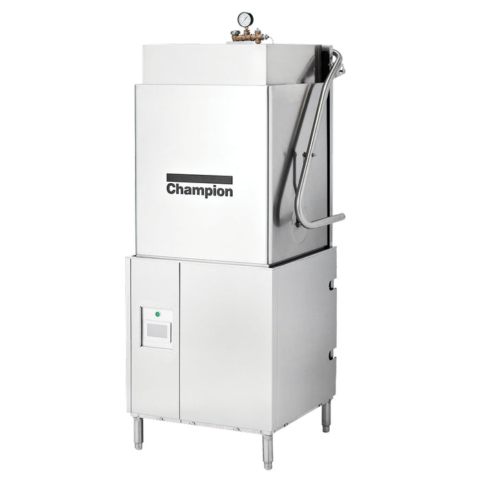 Champion DH6000T High Temperature Door-Type Dishwashing Machine with Booster Heater - 208V, 1 Phase