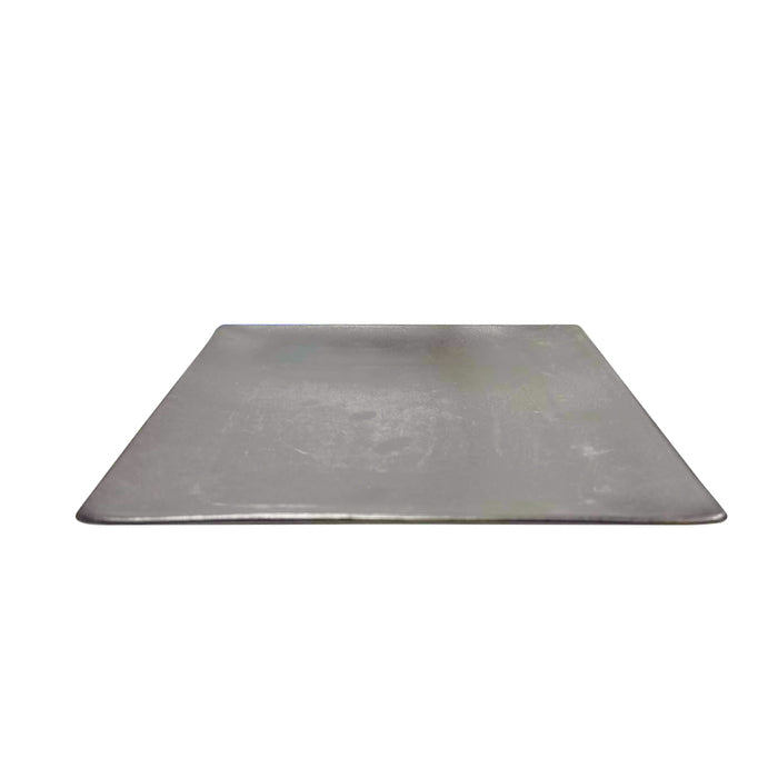 Nella 13.75" x 8" Black Rectangular Porcelain Azia Plate - 6/Case - 50414BK