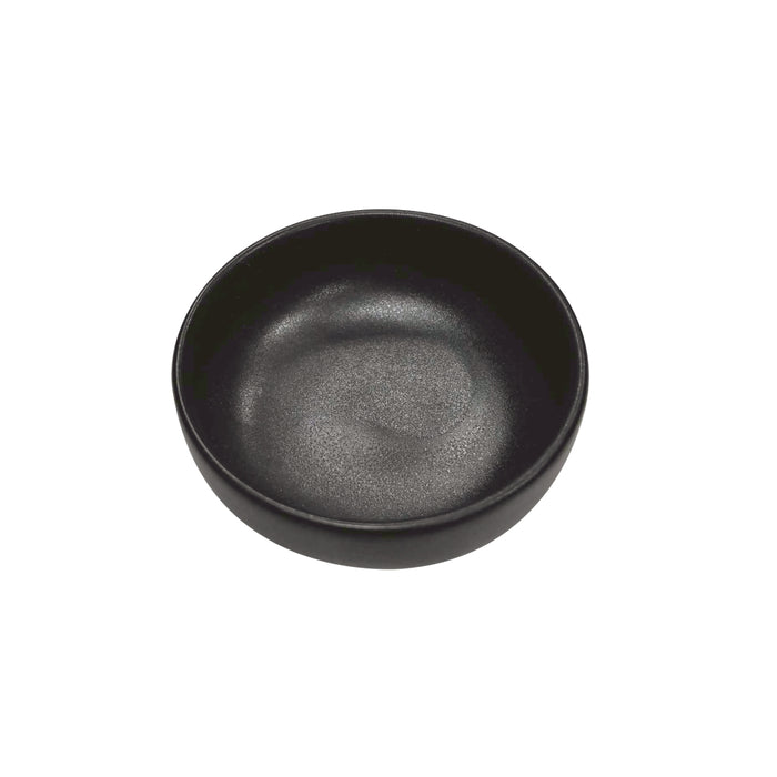 Nella 3" Black Round Deep Porcelain Bowl - 48/Case - 7104 BLACK