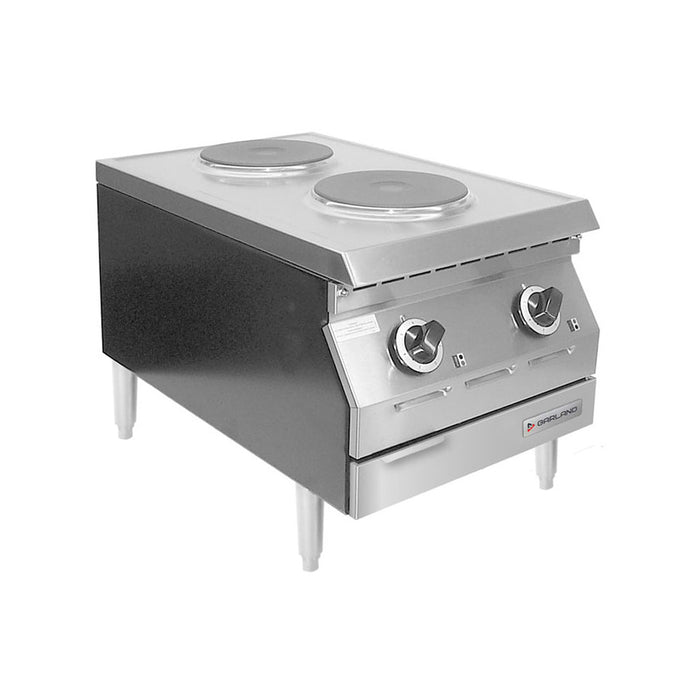 Garland ED-15THSE 15" Designer Series 2-Burner Electric Hot Plate - 208/240V