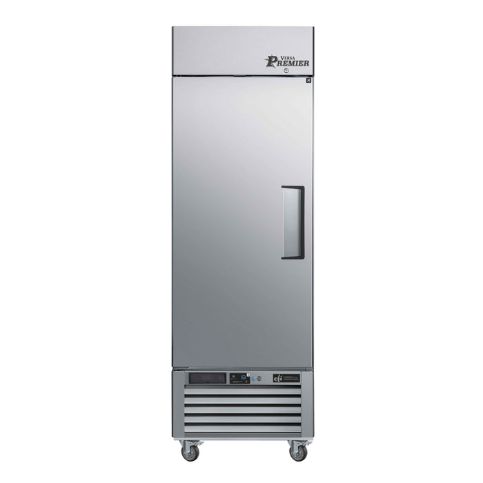 EFI Premier C1-27VCP-L 27" Bottom Mount Solid 1-Door Stainless Steel Reach-In Refrigerator, Left Hinge - 19.3 Cu. Ft.