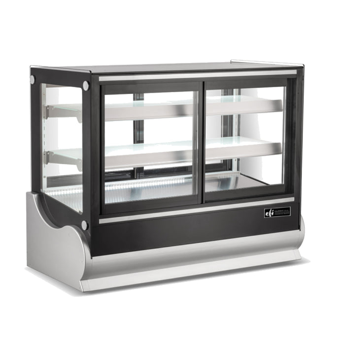 EFI CGSLM-4838 47" Square Glass Countertop Refrigerated Display Case - 9 Cu. Ft.
