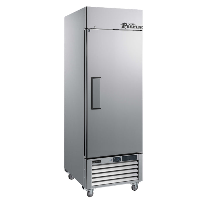 EFI Premier F1-27VCP-R 27" Bottom Mount Solid 1-Door Stainless Steel Reach-In Freezer, Right Hinge - 19.3 Cu. Ft.