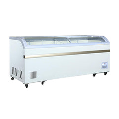 EFI FCCG-79 79" Chest Freezer with Curved Glass Top - 24.7 Cu. Ft.