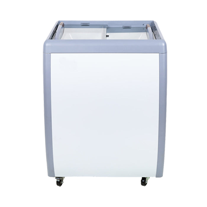EFI FCFG-26 26" Chest Freezer with Flat Glass Top - 5.5 Cu. Ft.