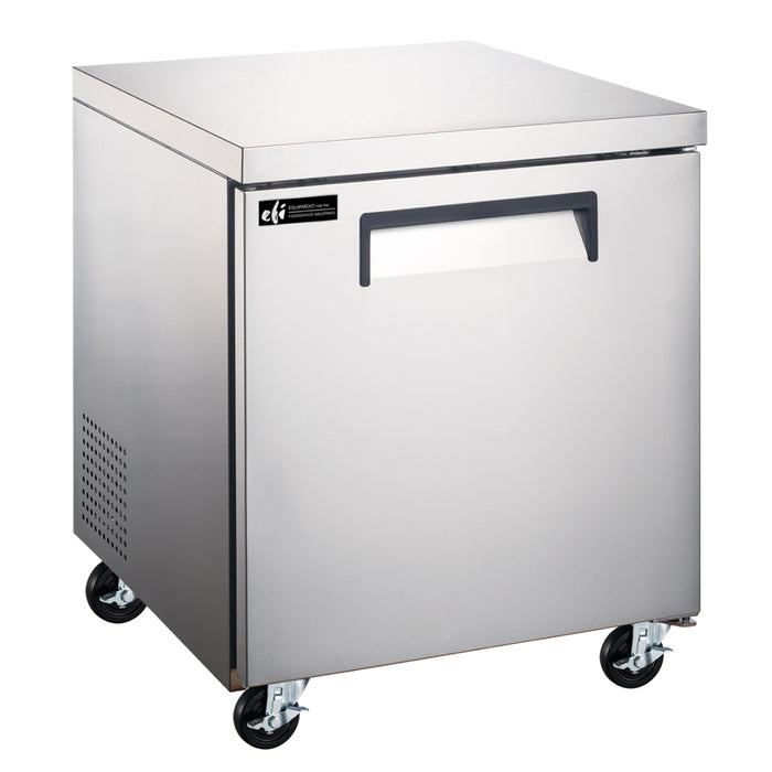EFI FUDR1-27VCX 27" X-Line 1-Door Stainless Steel Undercounter Freezer - 6.3 Cu. Ft.