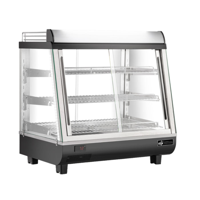 EFI HGCS-CT-4826 47" Heated Countertop Slanted Display Warmer Merchandiser - 6.6 Cu. Ft.