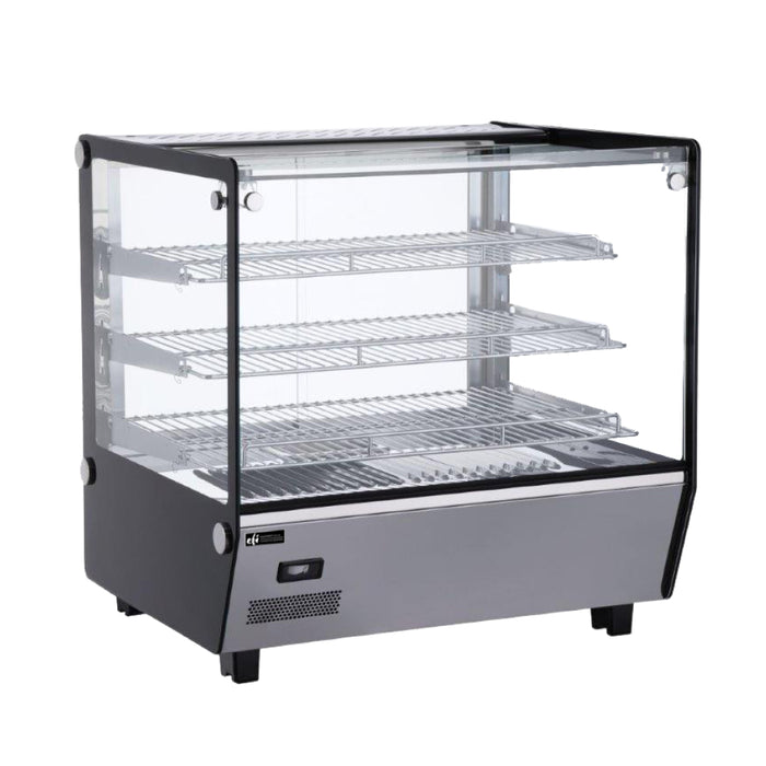 EFI HGSM-CT-2727 27" Square Glass Countertop Display Warmer - 4.2 Cu. Ft.