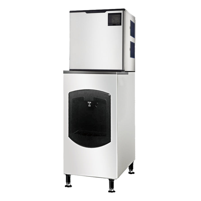EFI IM-350-ID 22" Full Sized Cubed Ice Machine with Dispenser - 350 Lbs.