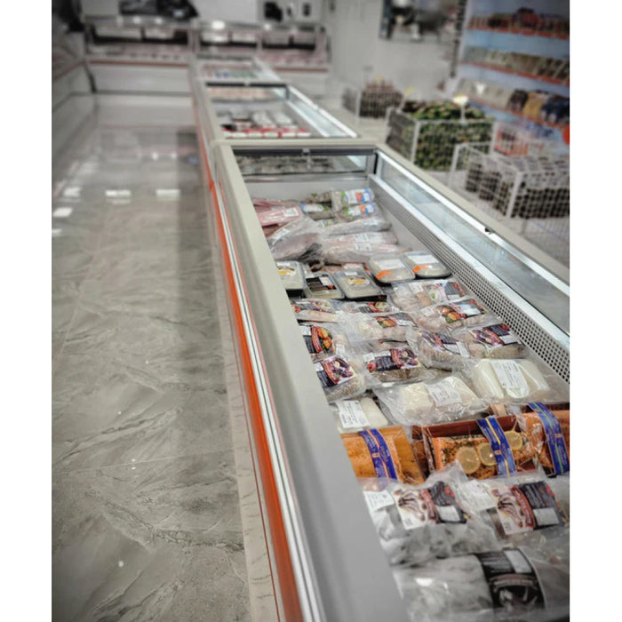 Igloo 103" Dual-Temperature Open-Island Freezer & Cooler Merchandiser - EIF/CF100