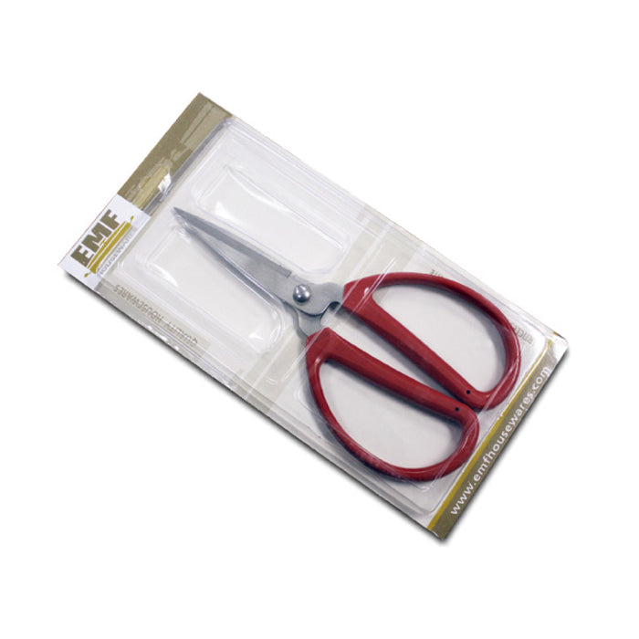 EMF 5161L 8" All Purpose Stainless Steel Scissors - Red