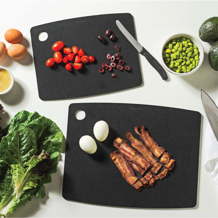 Epicurean 8" x 6" Black Kitchen Series Cutting Board - 001-080602