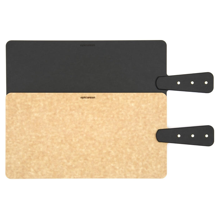 Epicurean 18" x 7.5" Natural Handy Serving Paddle Board with Riveted Handle - 008-R14070102