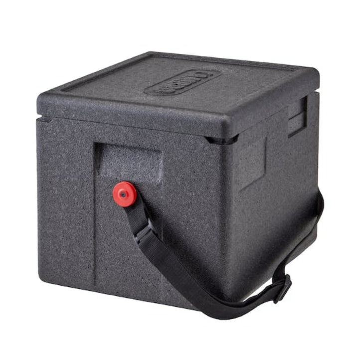 Cambro EPP280WSTSW 15" x 13" x 12" CAM GOBOX Half-Sized Top Loader With Carrying Strap