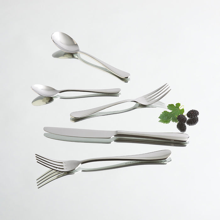 Arcoroc EQ284 6.8" Burlington Stainless Steel Soup Spoon - 12/Case