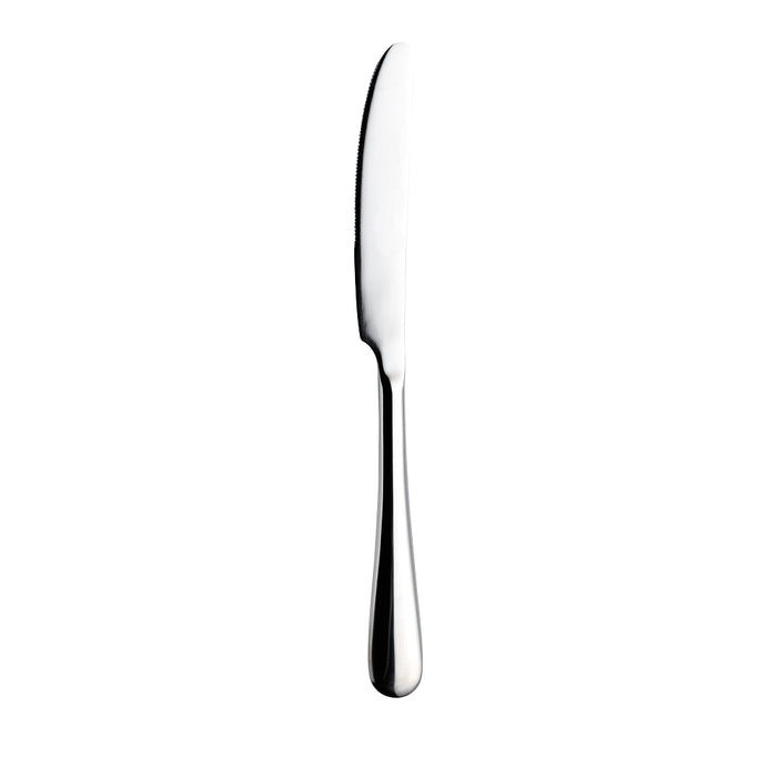 Arcoroc EQ293 9.25" Burlington Stainless Steel Dinner Knife - 12/Case