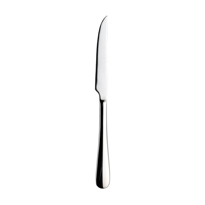 Arcoroc EQ295 9" Burlington Stainless Steel Steak Knife - 12/Case