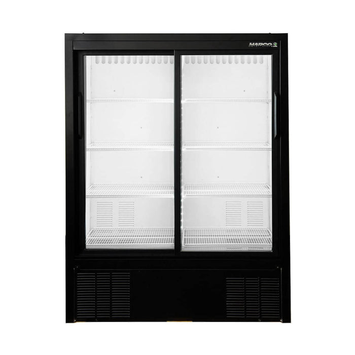 Habco ESM14SL60HC 47" 8-Shelf Double Sliding Door Merchandising Refrigerator