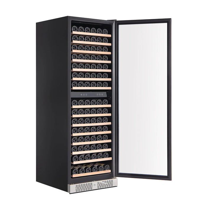 EconoCold 23" Dual Zone Temperature Wine Cooler - 168 Bottles - GD-W168D