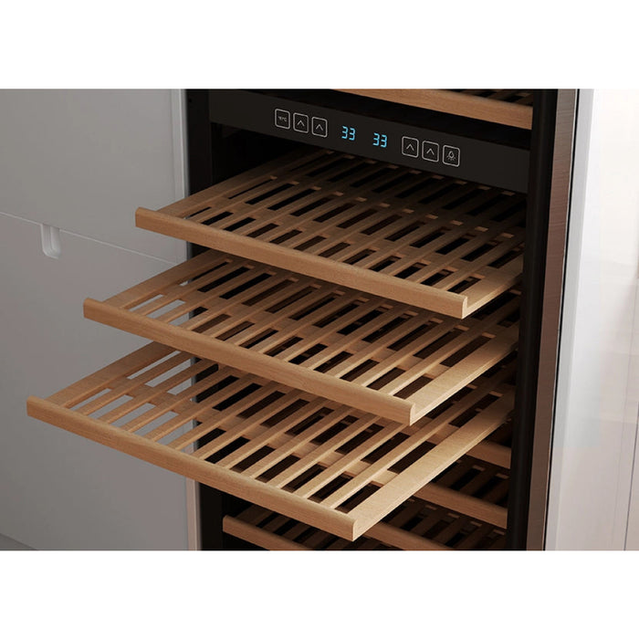 EconoCold 23" Dual Zone Temperature Wine Cooler - 54 Bottles - GD-W54D