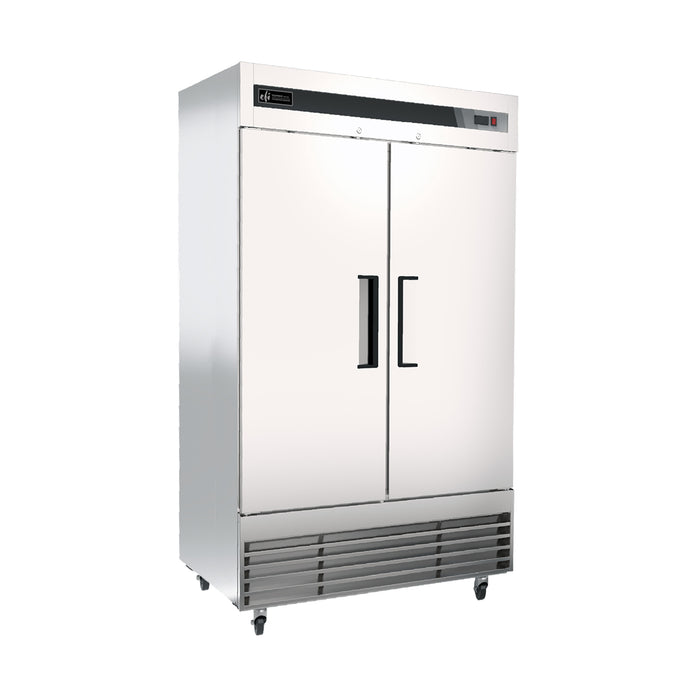 EFI F2-39VCX 39" X-Line Bottom Mount Solid 2-Door Reach-In Freezer - 26.5 Cu. Ft.
