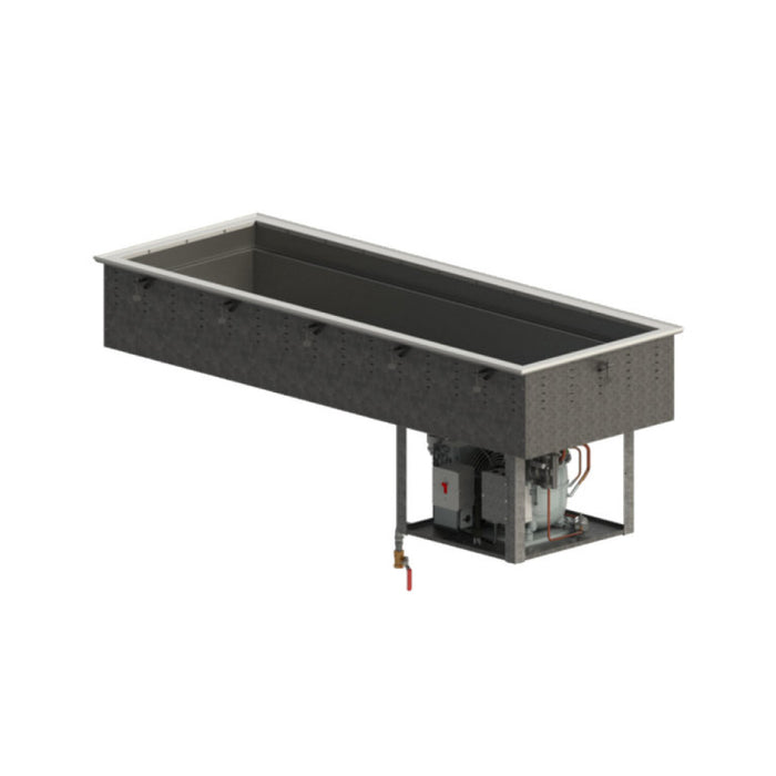 Vollrath 29" 2-Pan Refrigerated Modular 8" Deep Drop-In Cold Well - FC‐4C‐02120‐R