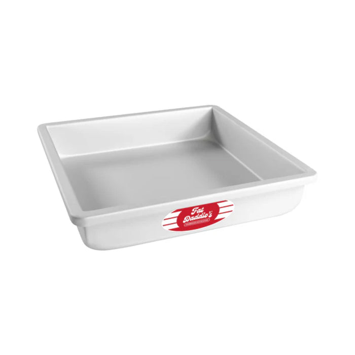 Fat Daddio's 10" x 2" Anodized Aluminum Square Cake Pan - PSQ-10102