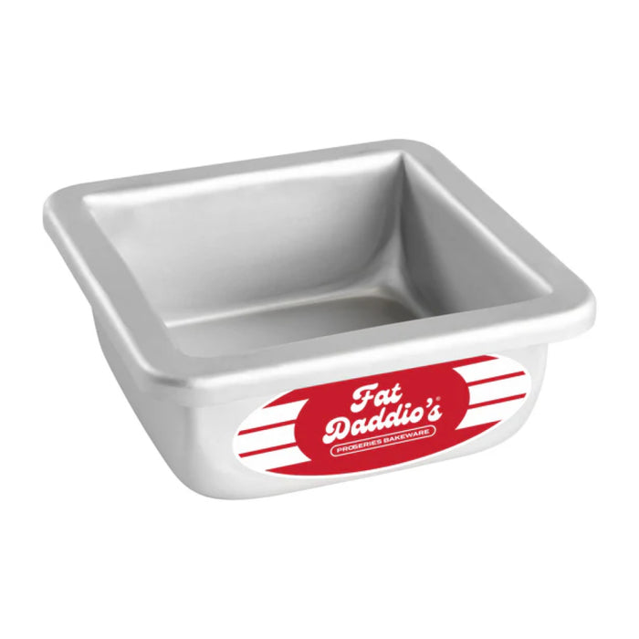 Fat Daddio's 3" x 2" Anodized Aluminum Square Cake Pan - PSQ-332