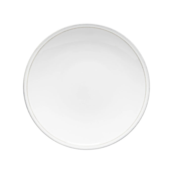 Costa Nova 11.25" Friso White Round stoneware Dinner Plate - FIP281-WHI