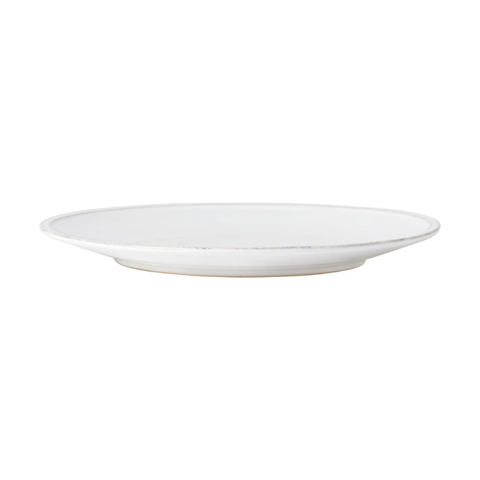 Costa Nova 11.25" Friso White Round stoneware Dinner Plate - FIP281-WHI