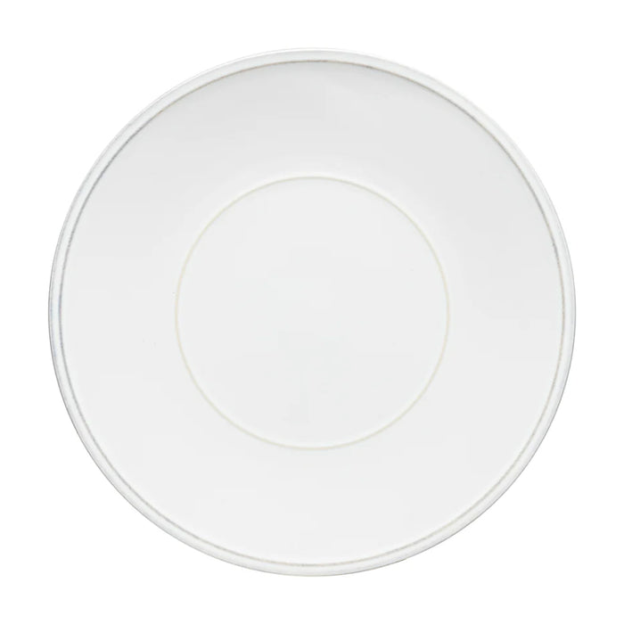 Costa Nova 13.5" Friso White Stoneware Serving Platter - FIP343-WHI