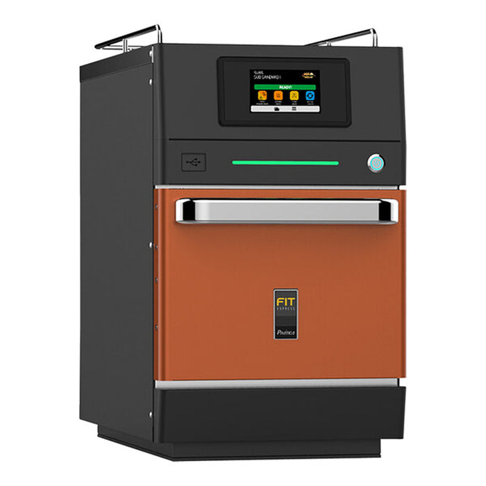 Pratica FIT EXPRESS 15.1" Ventless Orange Stainless Steel Countertop Speed Oven - 230/240V