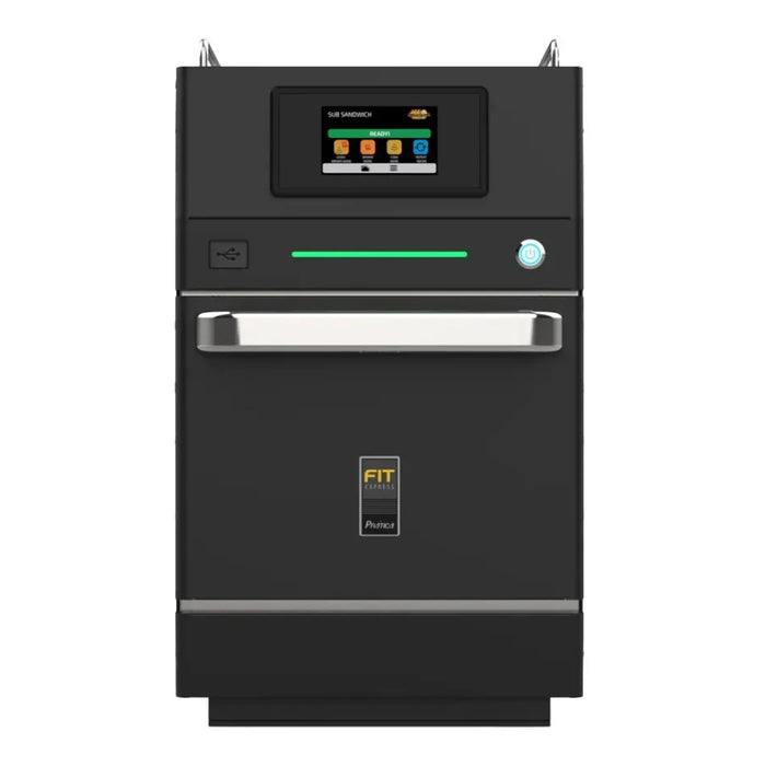 Pratica FIT EXPRESS 15.1" Ventless Black Stainless Steel Countertop Speed Oven - 230/240V