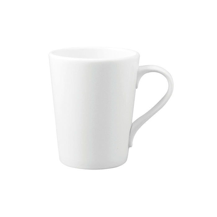 Arcoroc FM546 12 Oz. Eternity Plus White Ceramic Round Mug / Coffee Cup - 18/Case