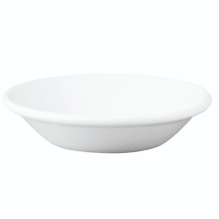 Arcoroc FM555 4.88" Eternity Plus White Ceramic Round Fruit Dish - 36/Case
