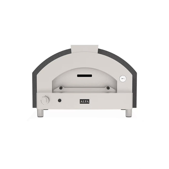 Alfa Quick 4 Pizze Silver Grey Professional Pizza Oven - Q4P