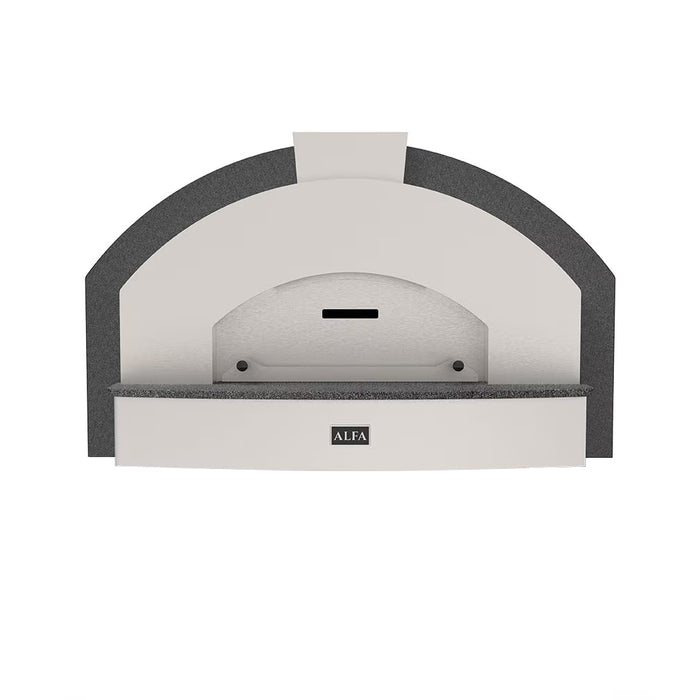 Alfa Quick 6 Pizze Silver Grey Professional Pizza Oven - Q6P