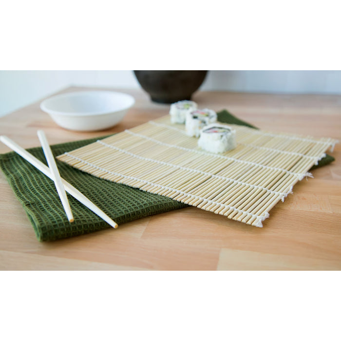 Fox Run 2716 9" x 9" Bamboo Sushi Mat