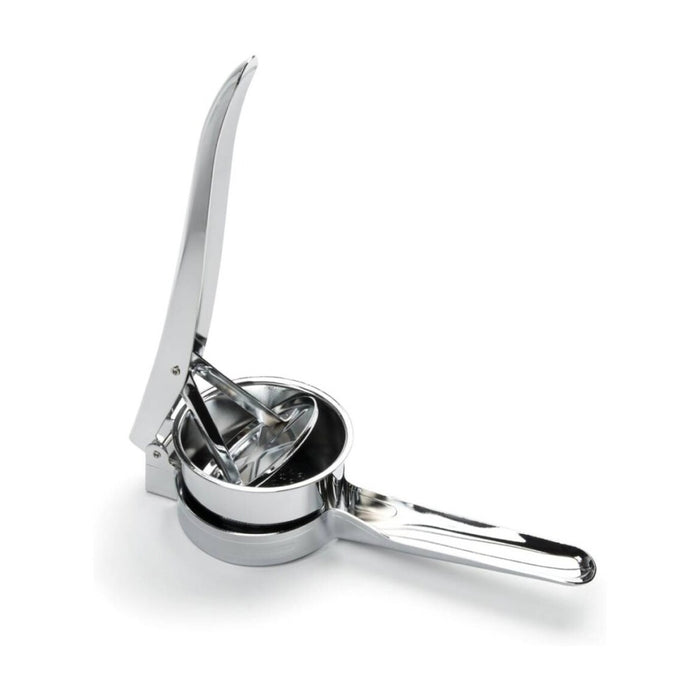 Fox Run 5773 10.5" Round Chrome-Plated Steel Potato Ricer Press
