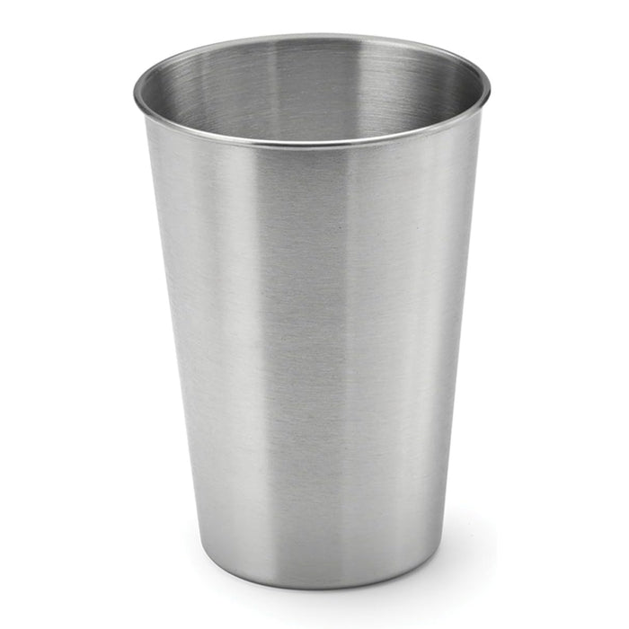 Fox Run 76425 16 Oz. Stainless Steel Beer Pint Cup Set - 4/Case