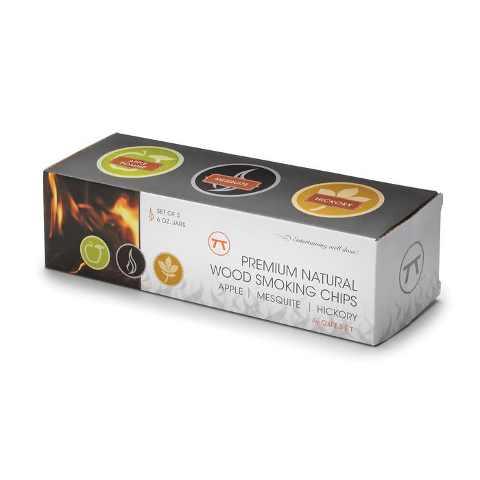 Fox Run 76533 3-Piece Smoker Wood Chip Set