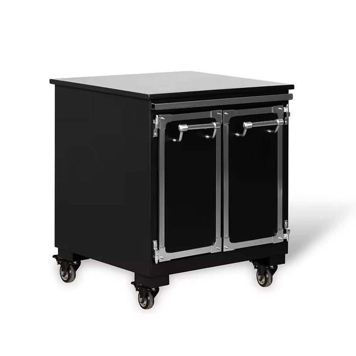 Firenace 25.6" x 29.5" Black Stand for FS-80 Charcoal Oven - FS-80-A